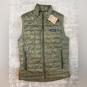 Patagonia Men's Nano Puff Vest - XS - Sage Khaki - NEW
